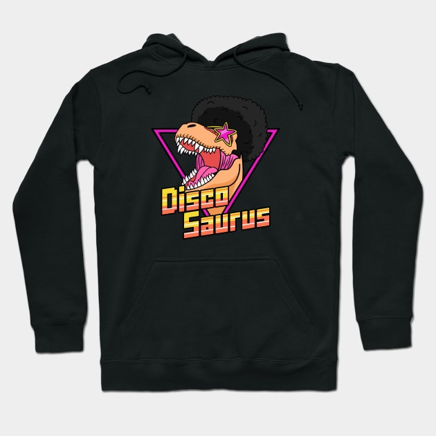 Disco Saurus Hoodie by nickbeta